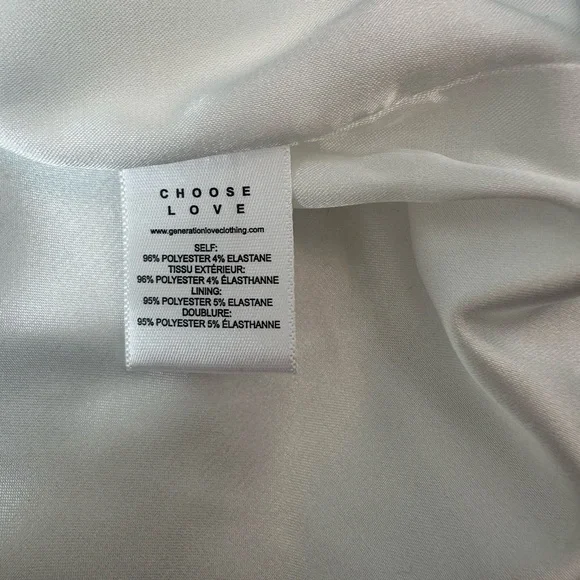 GENERATION LOVE Tanya Crepe Skirt White Side Slit Women Size 4 $265 MSRP NWT - Picture 16 of 16